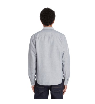 Timberland Long sleeve grey oxford shirt