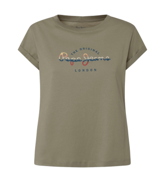 Pepe Jeans Maglietta verde Evette