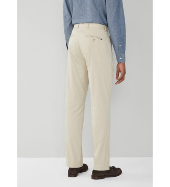 Hackett London Sanderson Classic Beige Chino Trousers