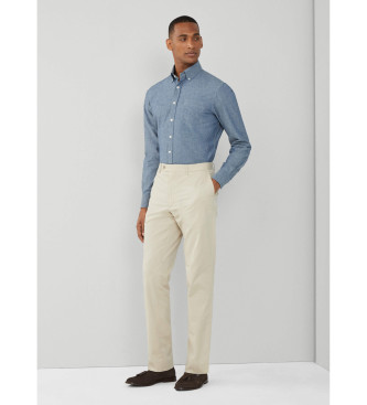 Hackett London Sanderson Classic Beige Chino Trousers