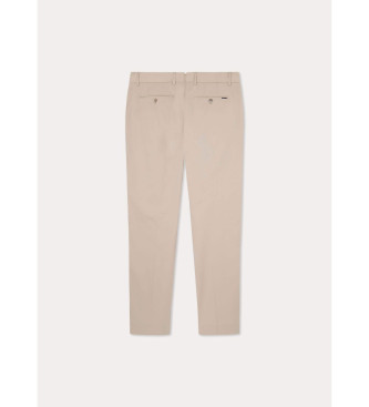 Hackett London Sanderson Classic Beige Chino Trousers