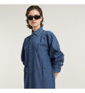 G-Star Long Tab Shirt Dress blue