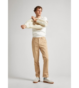 Pepe Jeans Slim Chino Twill beige trousers