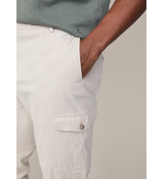 Hackett London Cargo broek Canvas beige