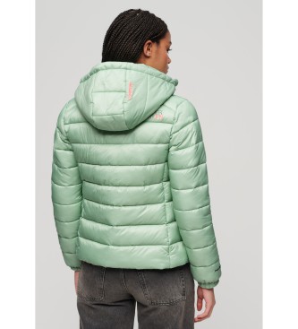 Superdry Veste matelasse  capuche Fuji verte