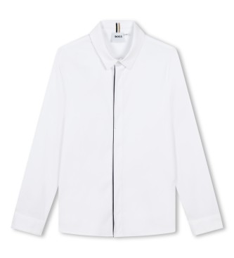 BOSS Camisa de manga larga blanco