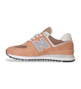 New Balance Leren sportschoenen 574 oranje