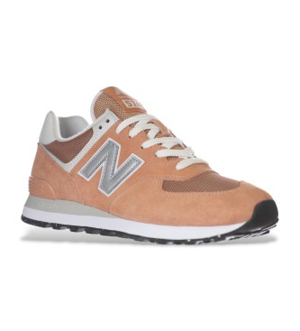 New Balance Leren sportschoenen 574 oranje