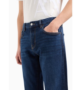 Armani Exchange Jeans dritti blu navy