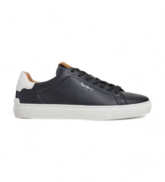 Pepe Jeans Baskets en cuir Camden Club noir 