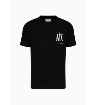 Armani Exchange Svart stickad T-shirt