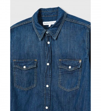 Pepe Jeans Camisa azul Hammond