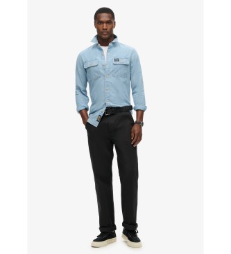 Superdry Workwear blue shirt