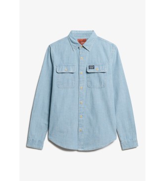 Superdry Camisa Workwear azul