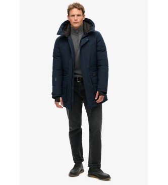 Superdry Kurtka City Padded Parka Jacket navy