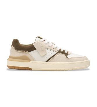 Clarks Courtlite2 Lo sapatos de couro branco