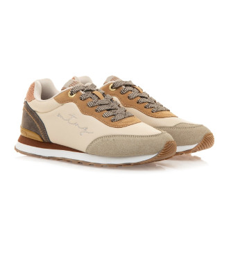 Mustang Joggo Beige Sneakers