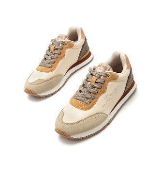 Mustang Joggo Beige Sneakers