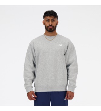 New Balance Sport Essentials Fleecova majica Crew Sweatshirt siva