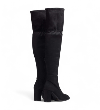 Wonders Bottes en cuir noir Auster 