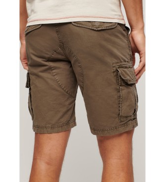 Superdry Pantaloncini cargo pesanti marroni