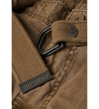 Superdry Pantaloncini cargo pesanti marroni