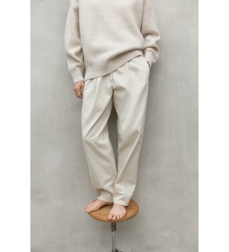 ECOALF Pantalon beige Jerte