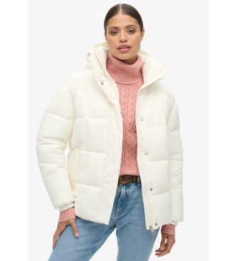 Superdry Montpellier duvet coat white