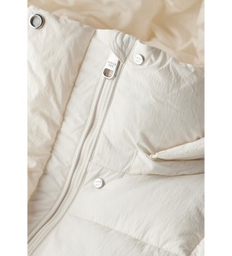 Superdry Montpellier duvet coat white