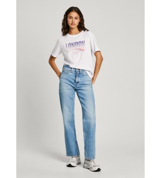 Pepe Jeans Vintage blauwe rechte jeans