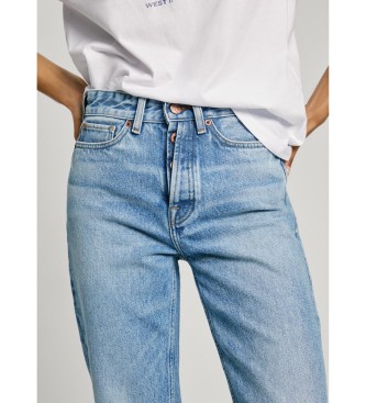 Pepe Jeans Vintage blauwe rechte jeans