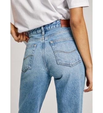 Pepe Jeans Vintage blauwe rechte jeans