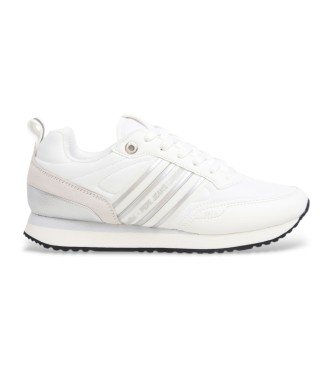 Pepe Jeans Sneakers Dublin Half in pelle bianca