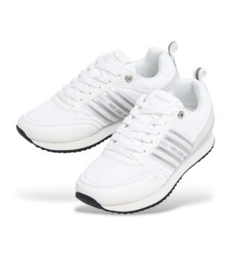 Pepe Jeans Sneakers Dublin Half in pelle bianca