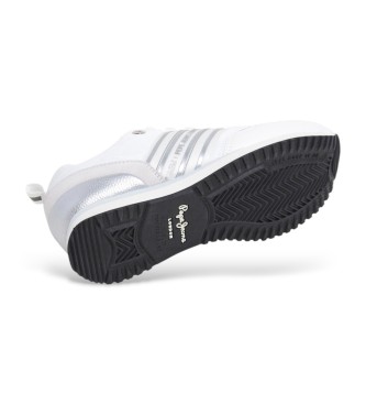 Pepe Jeans Sneakers Dublin Half in pelle bianca