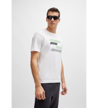BOSS T-shirt drapeau blanc
