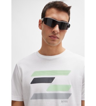 BOSS T-shirt drapeau blanc