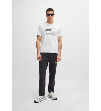 BOSS T-shirt drapeau blanc