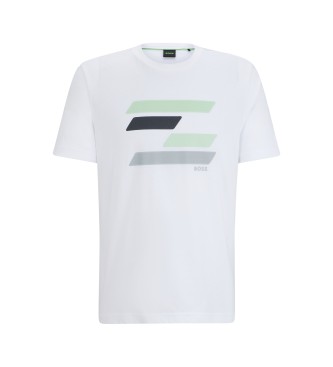 BOSS T-shirt drapeau blanc