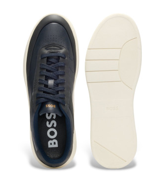BOSS Leather Sneakers Baltimore navy