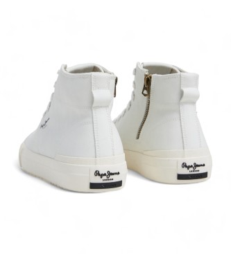 Pepe Jeans Ben Moon Superge bele barve 