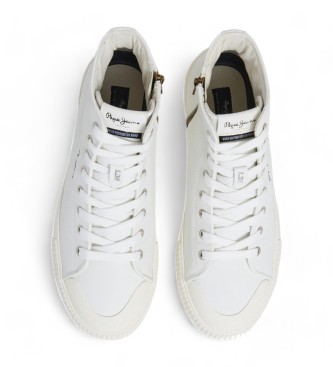 Pepe Jeans Ben Moon Superge bele barve 