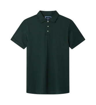 Hackett London Polo de coupe classique vert fonc