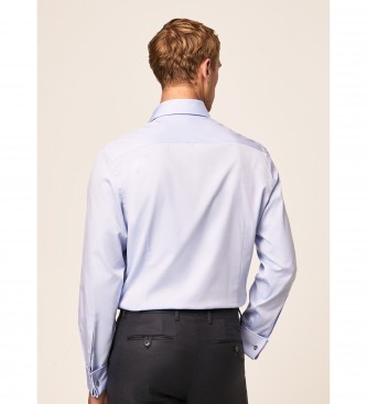 Hackett London Maglietta DC Pinpoint Azzurro Chiaro