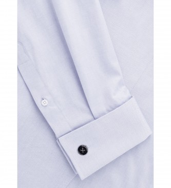 Hackett London Maglietta DC Pinpoint Azzurro Chiaro