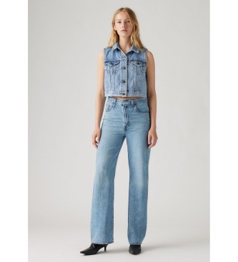 Levi's Calas de ganga de perna larga com nervuras azul