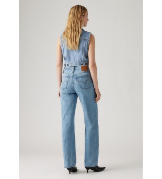 Levi's Calas de ganga de perna larga com nervuras azul