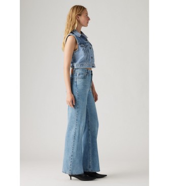 Levi's Calas de ganga de perna larga com nervuras azul