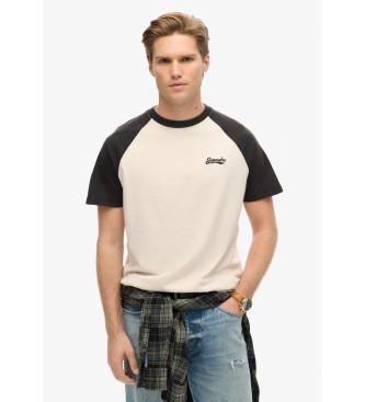 Superdry Essential Logo Baseball T-Shirt white