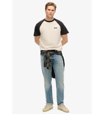 Superdry Essential Logo Baseball T-Shirt white